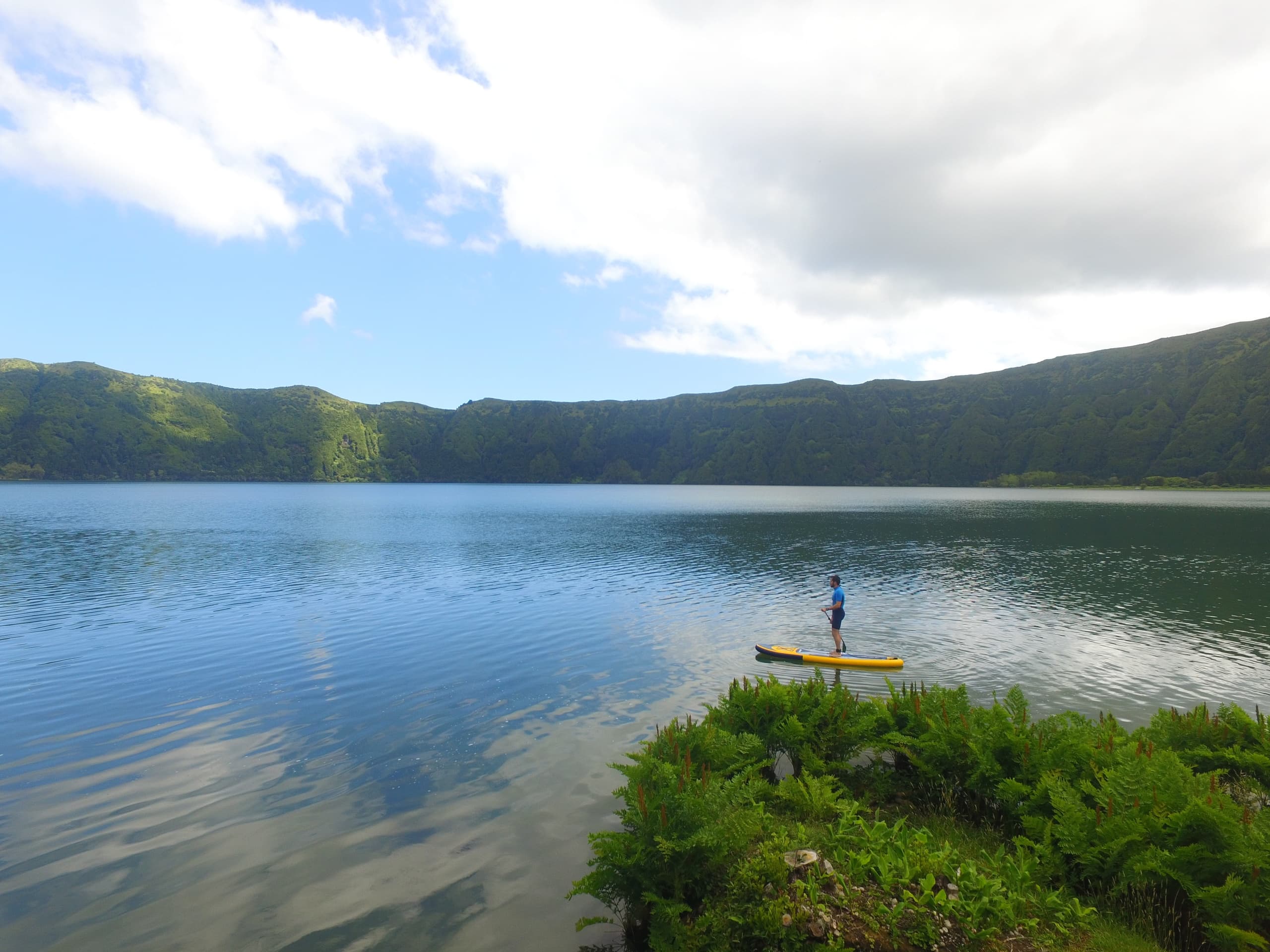 Stand Up Paddle Adventures on Sete Cidades Lagoons