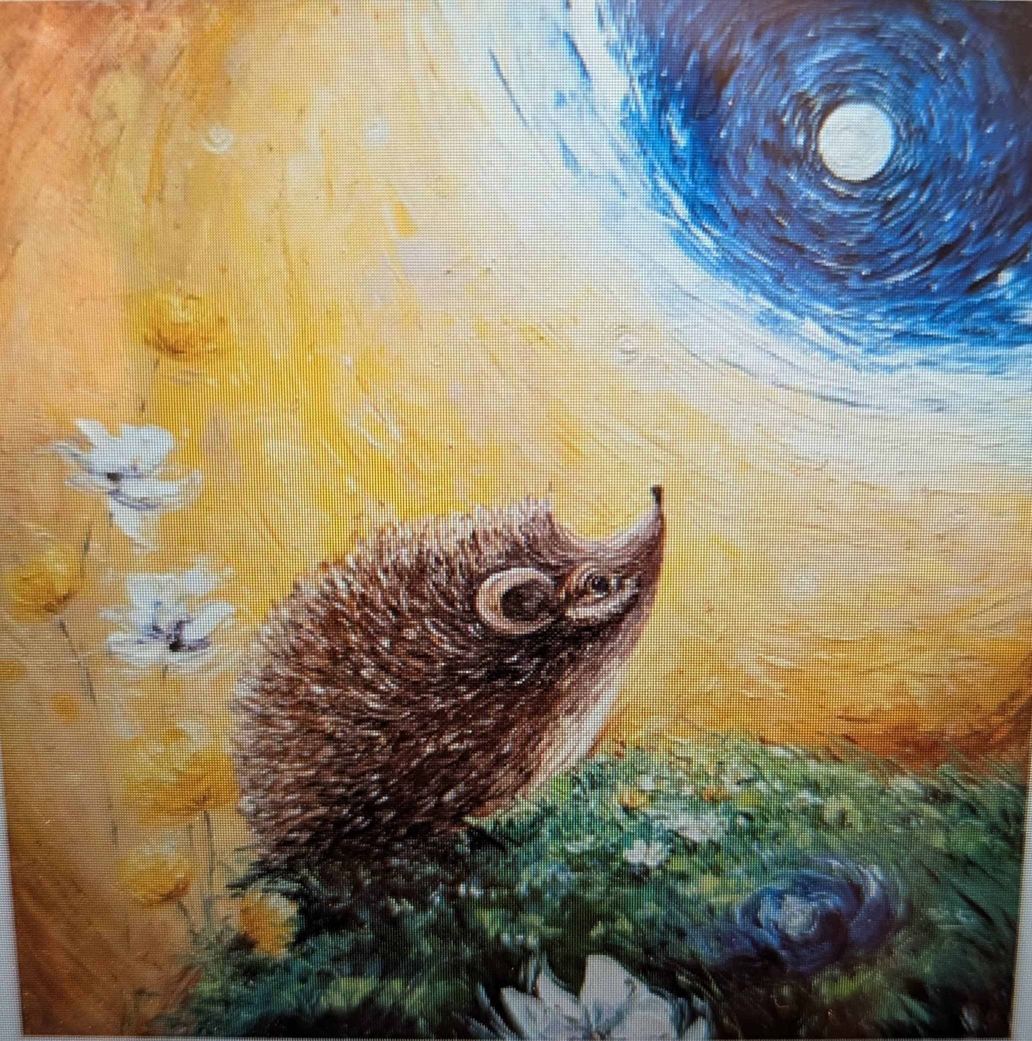 Hedgehog Moon: 2-Hour Guided Painting Workshops in Woodbury, MN
