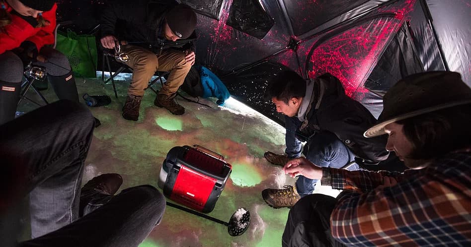 Half Day Ice Fishing with Elevated Fishing Adventures in Sun Peaks