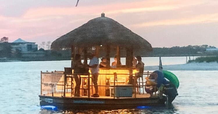 Sunset Tiki Bar Cruise with Cruisin Tikis Panama City Beach