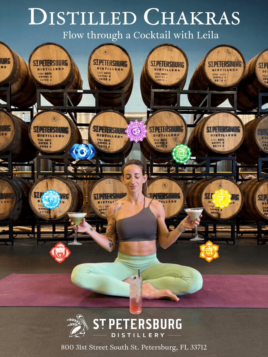 Yoga & Cocktails at St. Petersburg Distillery: Distilled Chakras Flow photo 1