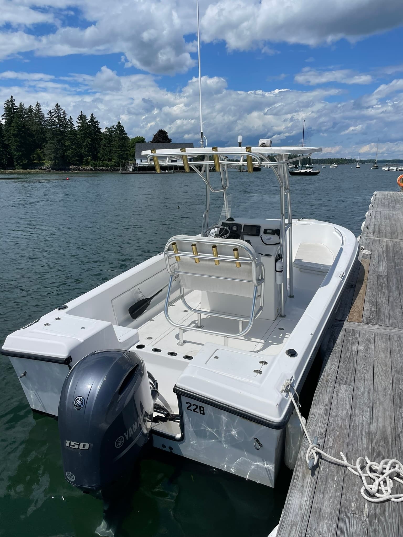 Water Activities with Boothbay Boat Rentals featuring Angler 22