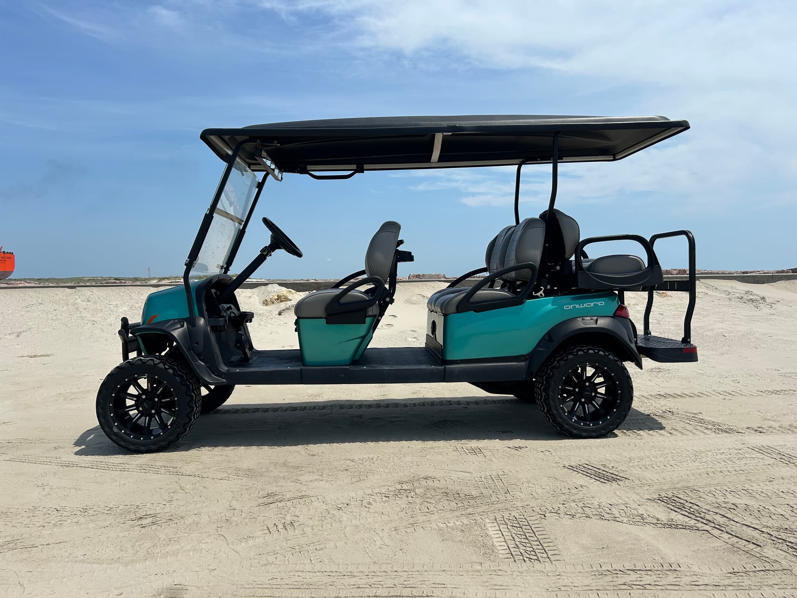 Explore Port Aransas Hassle-Free with Eight Passenger Golf Cart Rentals