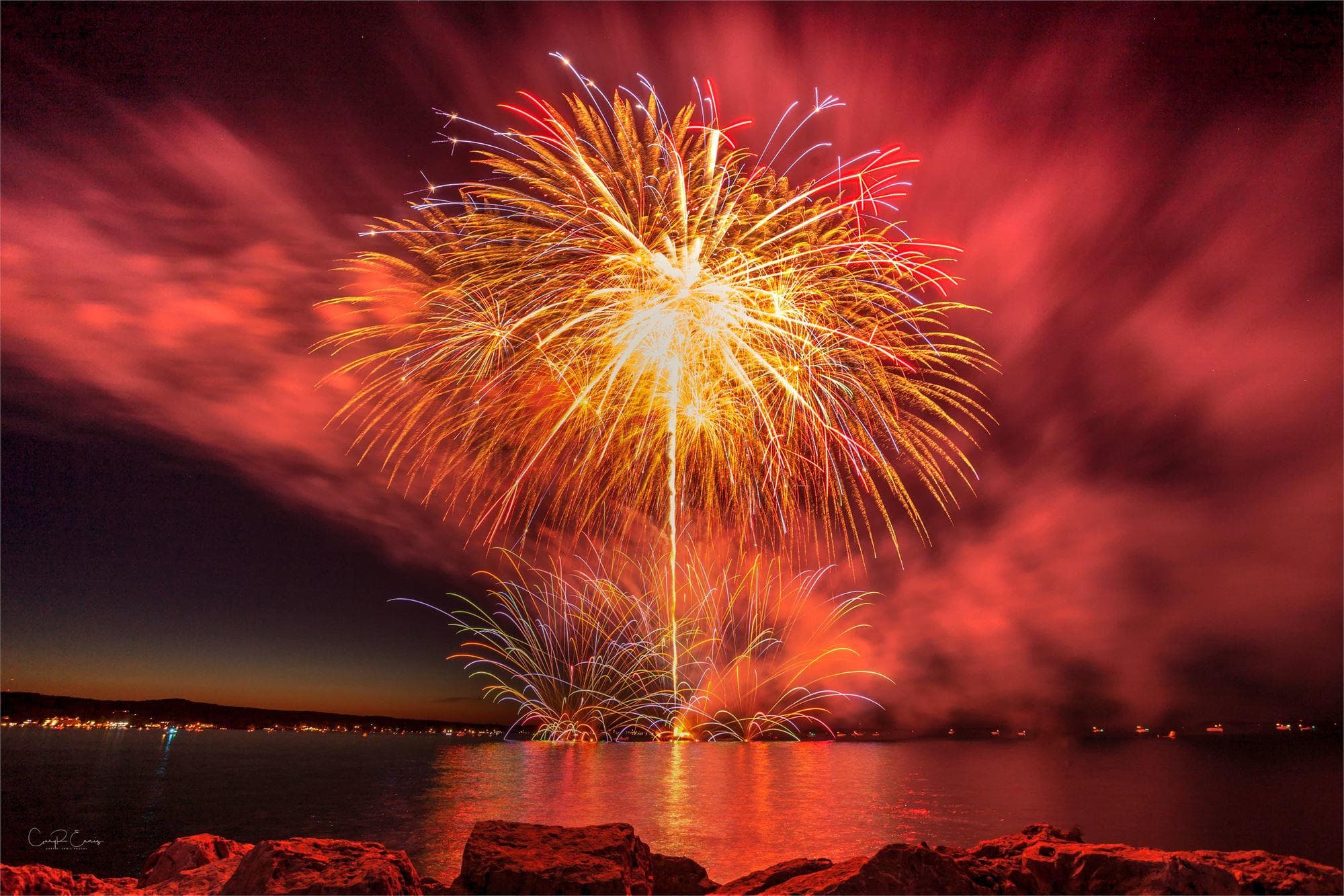 Fireworks Cruise in Traverse City, Michigan