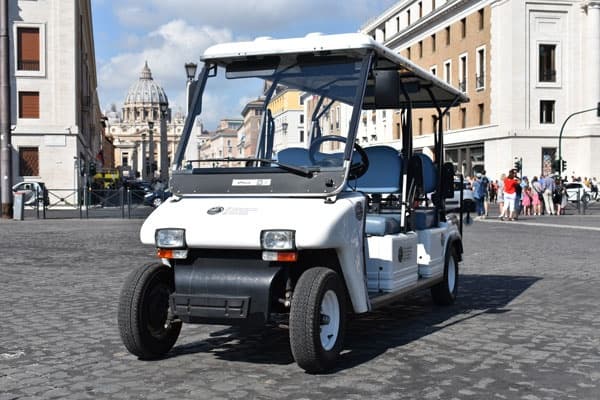 Rome Golf Cart Tour and Vatican Walking Experience