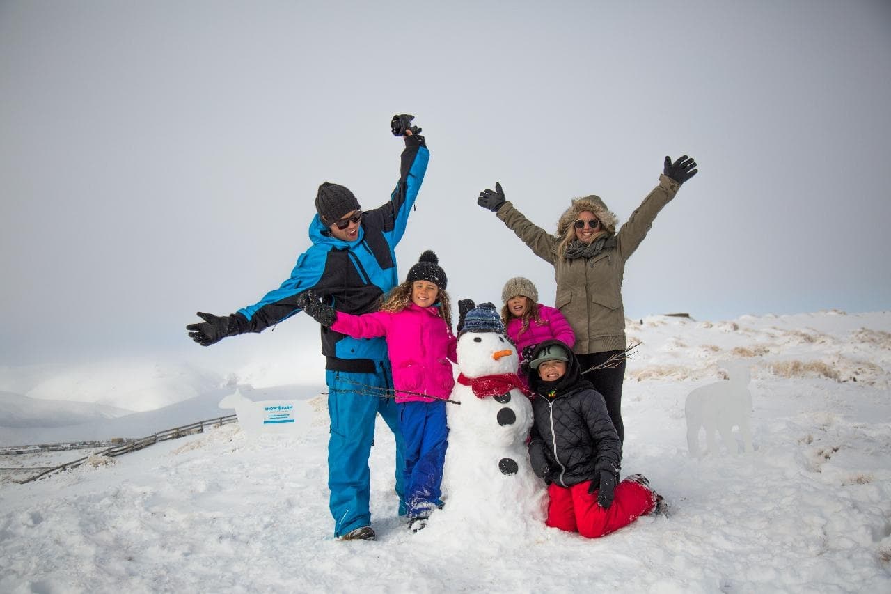 Family Snow Play at Snow Farm’s Snow Fun Zone