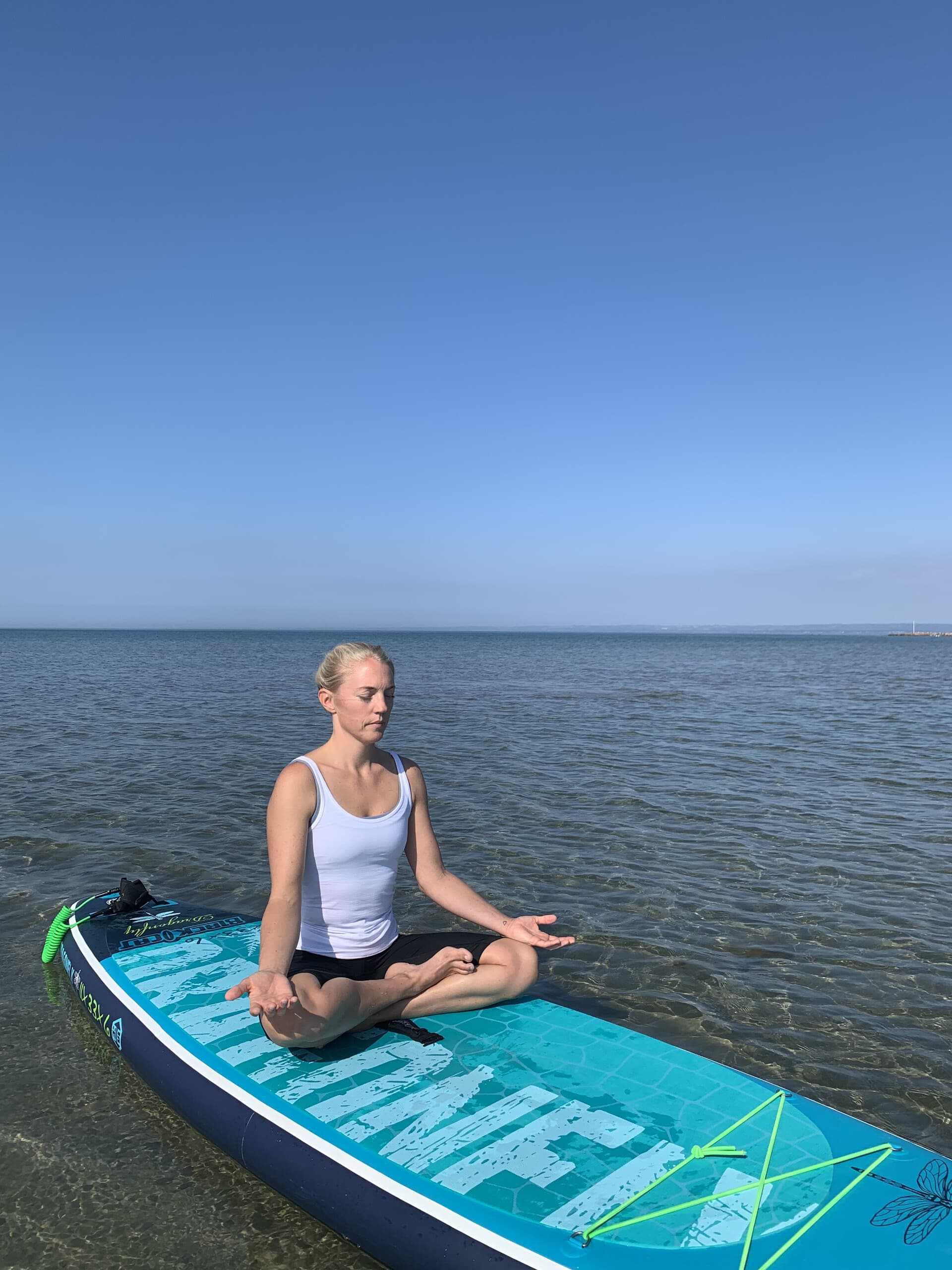 SUP Yoga at Svanshalls Stenbrott: Paddle, Breathe & Balance in Arild photo 3