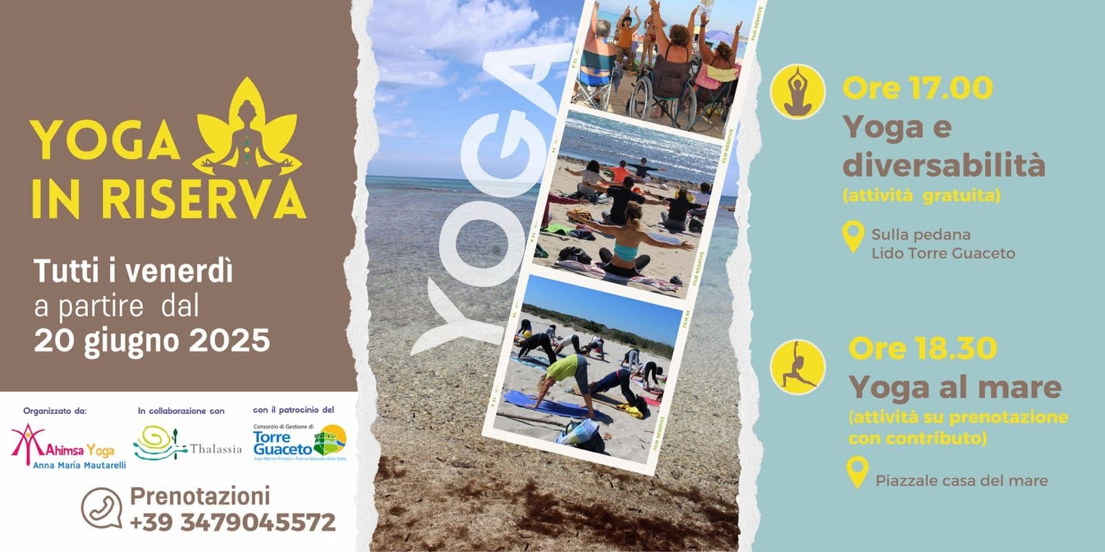 Yoga on Torre Guaceto Beach | Cooperativa Thalassia