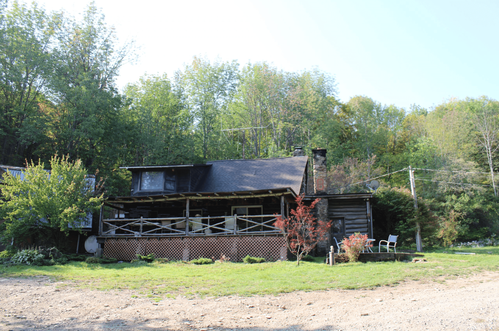 Bear Hollow Log Cabin Retreat: Group Rental with Trail Access in Andover NY photo 4