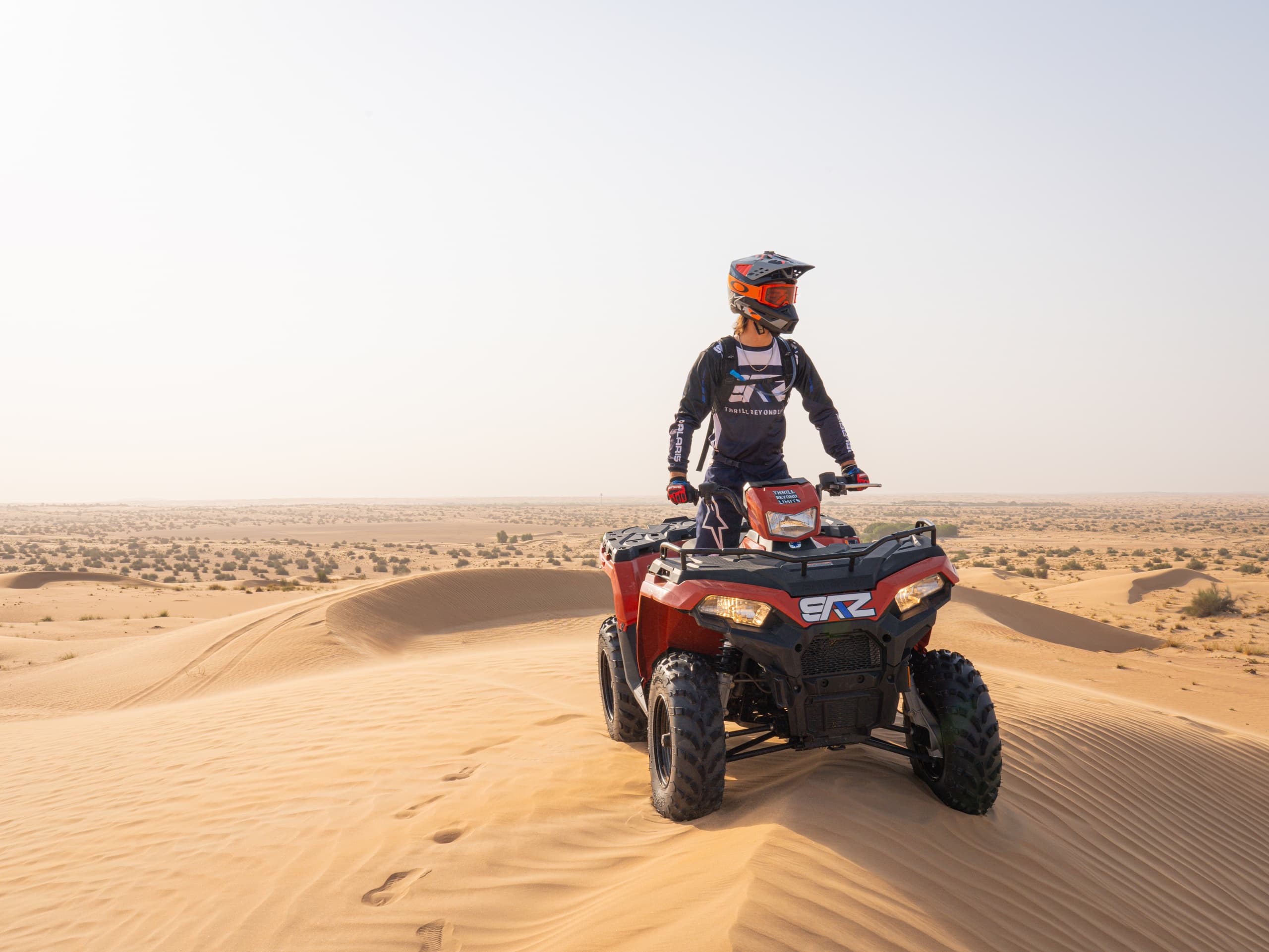 Quad Biking Adventure with SAZ in the Desert Dawn