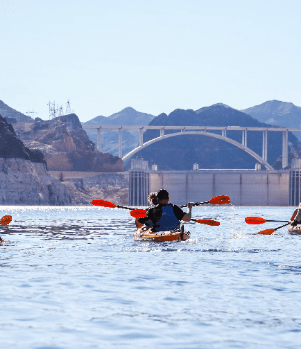 Private Hoover Dam Paddle Tour by Evolution Expeditions at Lake Mead