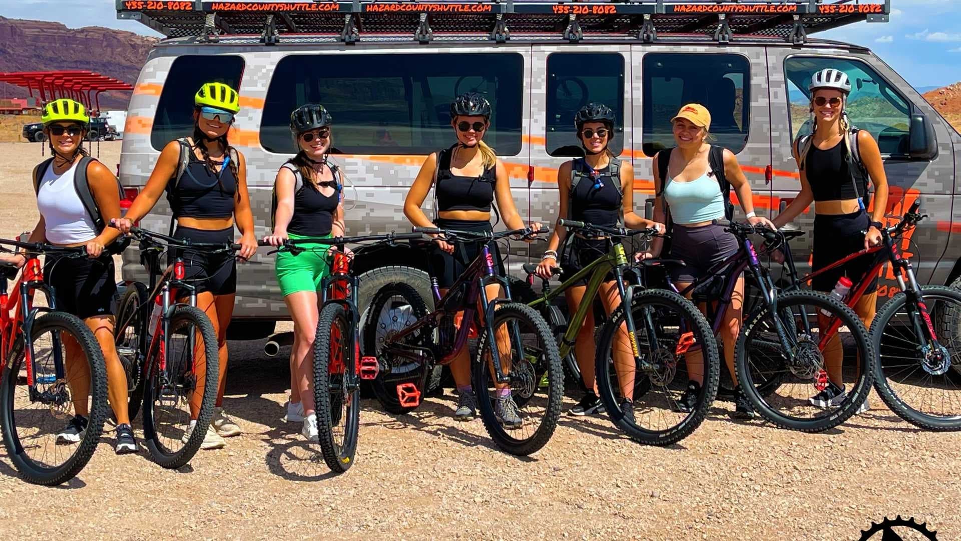 Family-Friendly Biking with Hazard County Shuttle in Moab