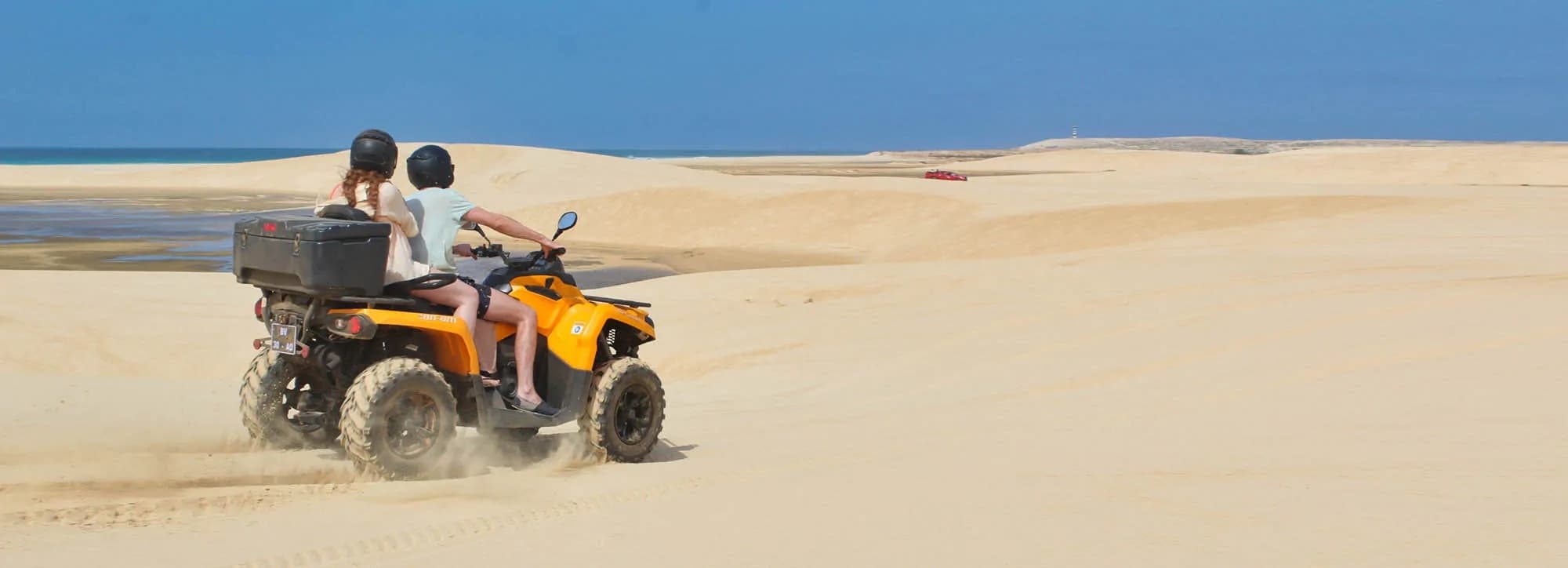 Land Adventure with Motoquad Rental in Menzel Cabo Verde