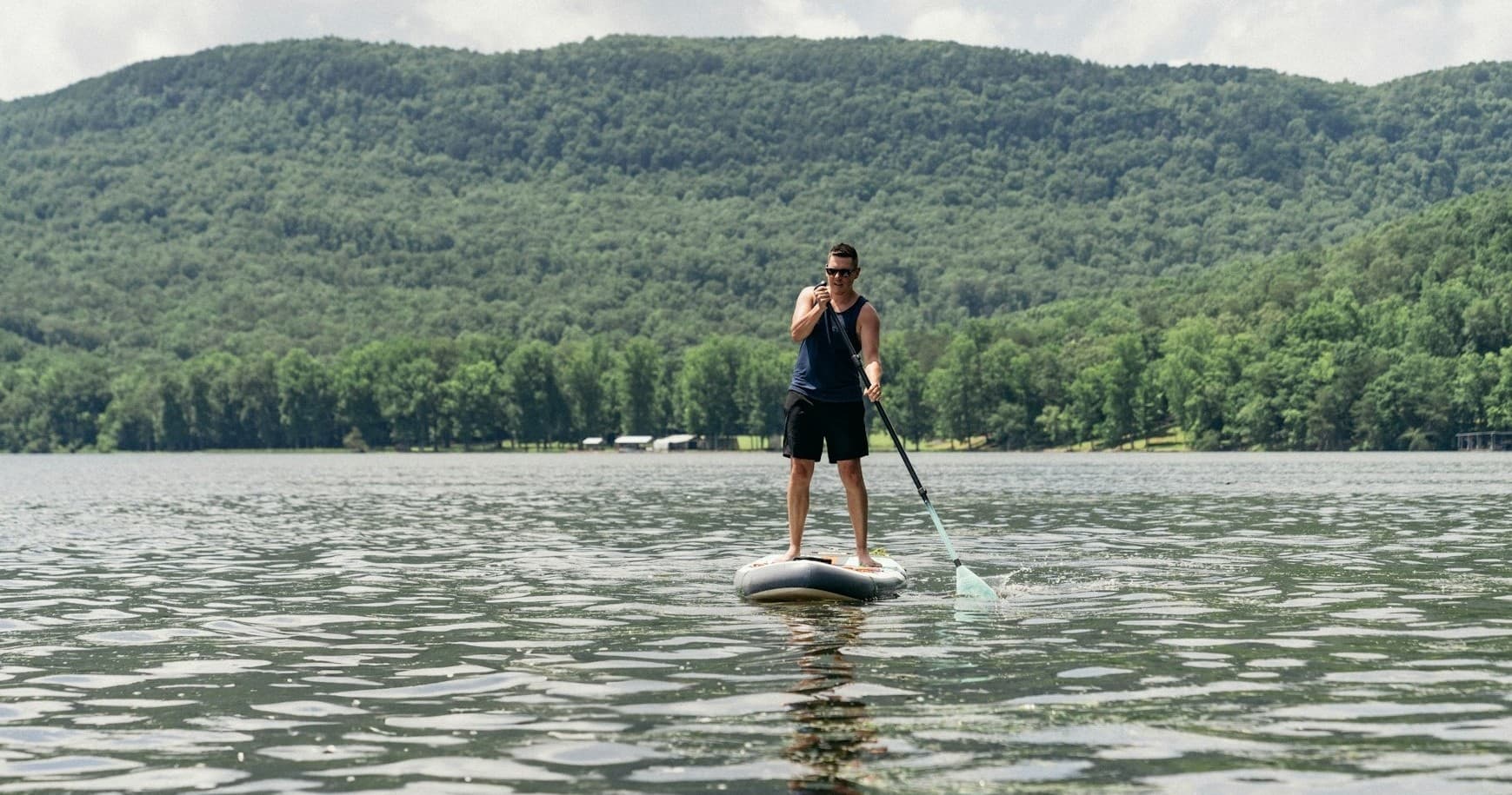 Stand-Up Paddleboarding on Lagan River with Kitekalle in Laholm