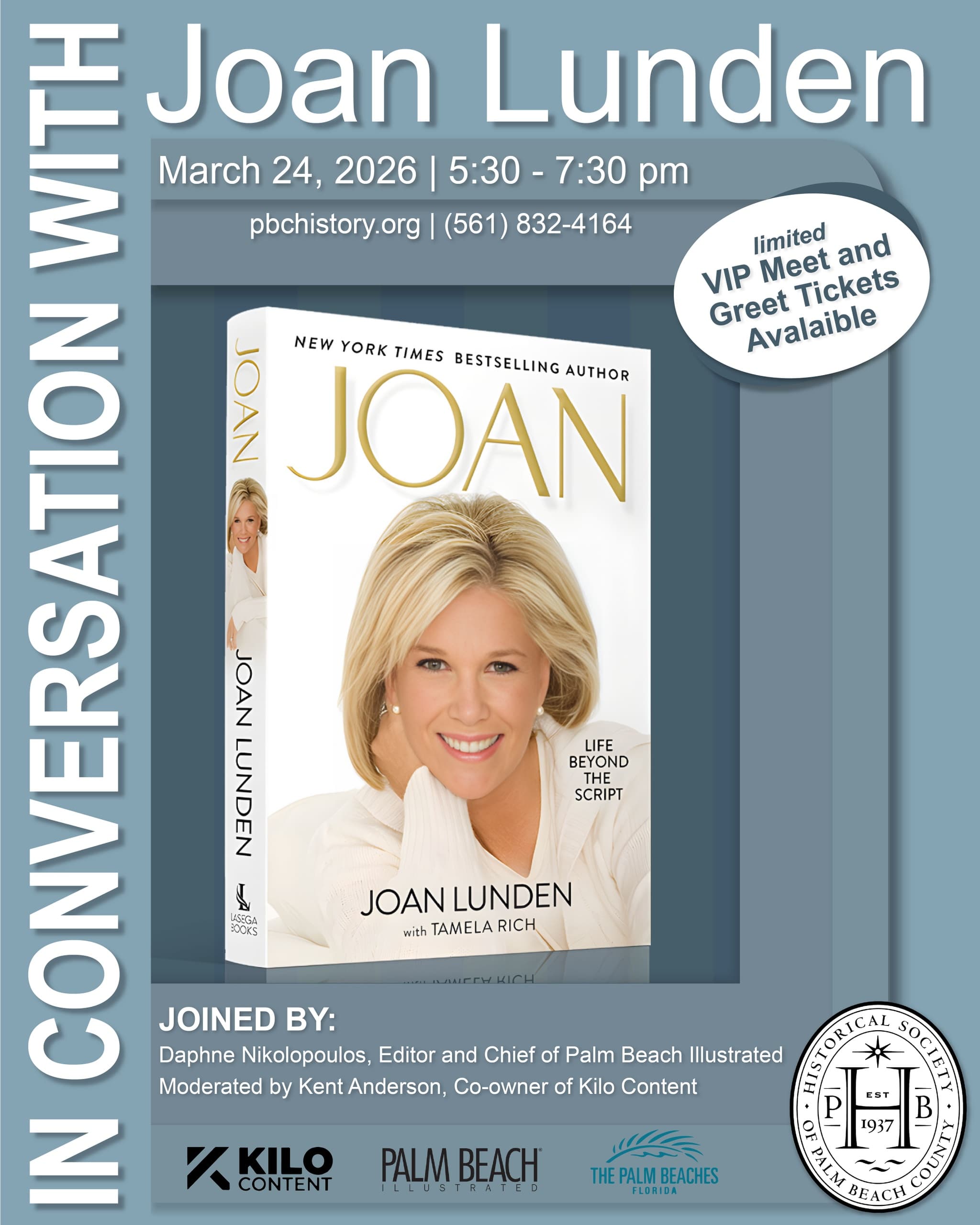 Joan Lunden Live: Life Beyond the Script at West Palm Beach Historic Courthouse
