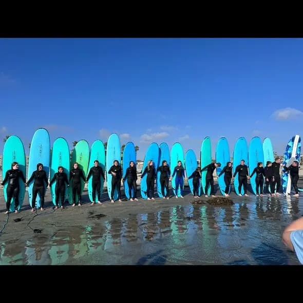 Large-Group Surf Lessons at Oceanside Pier: Learn to Ride the Waves