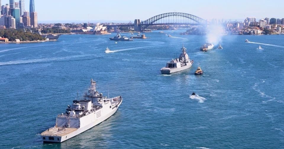 Sydney Naval Fleet Review Breakfast Cruise: Harbour Views, Buffet & Bottomless Mimosas photo 1