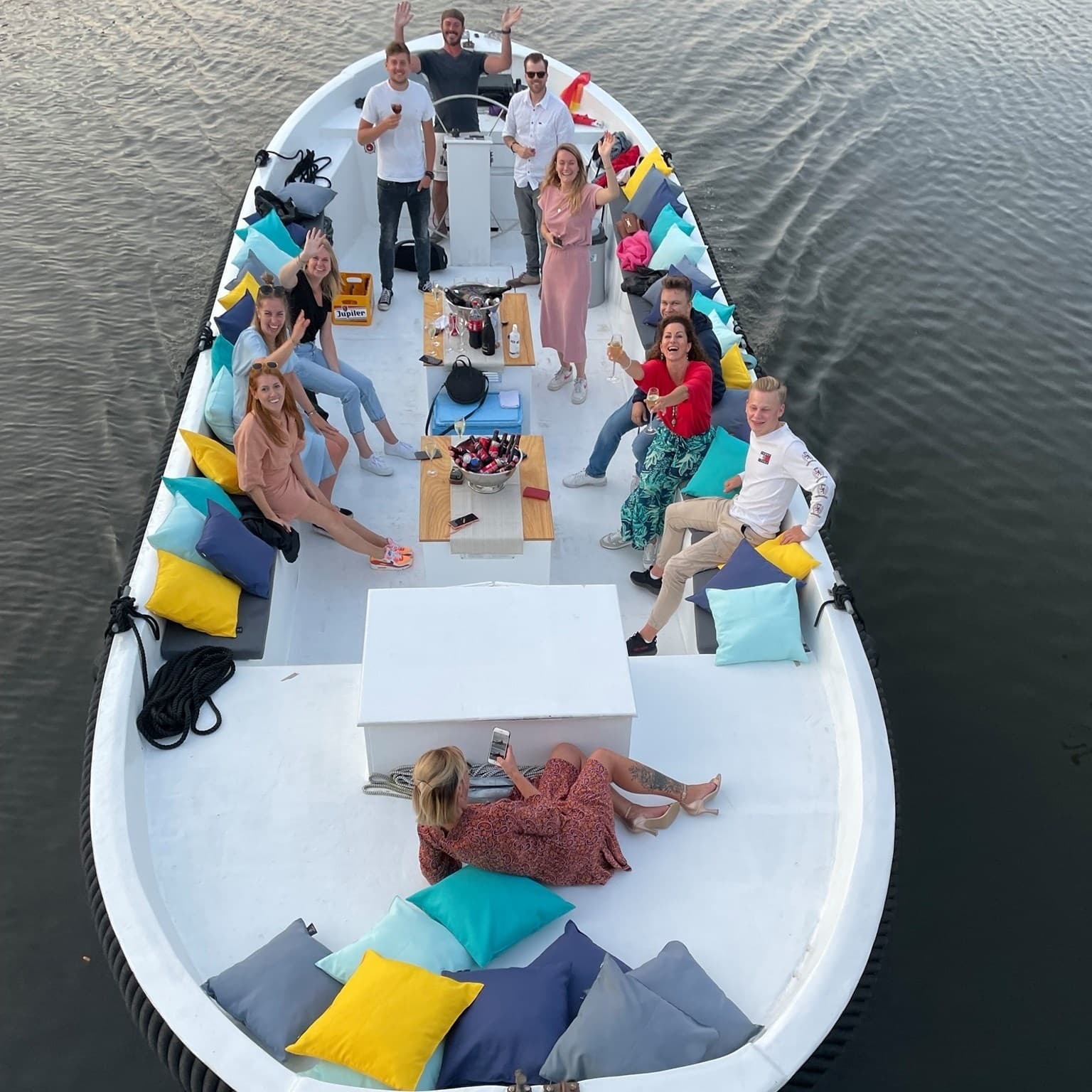 Electric Private Boat Cruise for Bachelor & Bachelorette Parties in Antwerp's Old Harbour photo 4