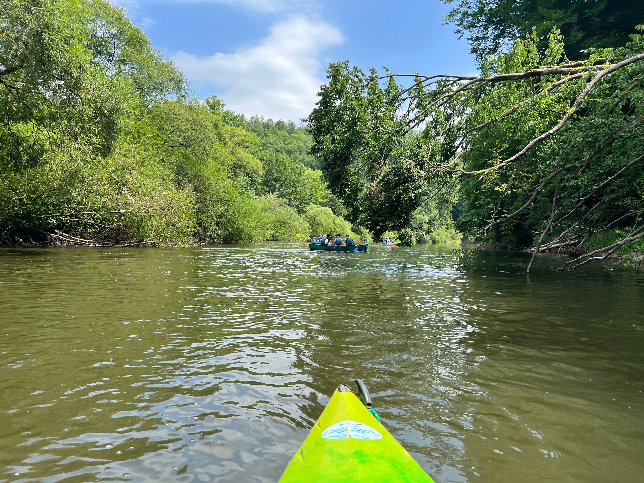River Canoe Adventure with Weilburger Touristikbetriebe in Lahn Valley