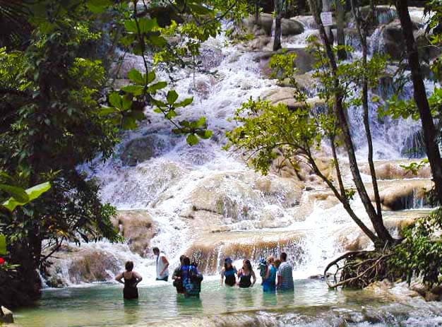 Climb Dunn's River Falls & Blue Hole — Round-Trip Shuttle from Falmouth photo 2