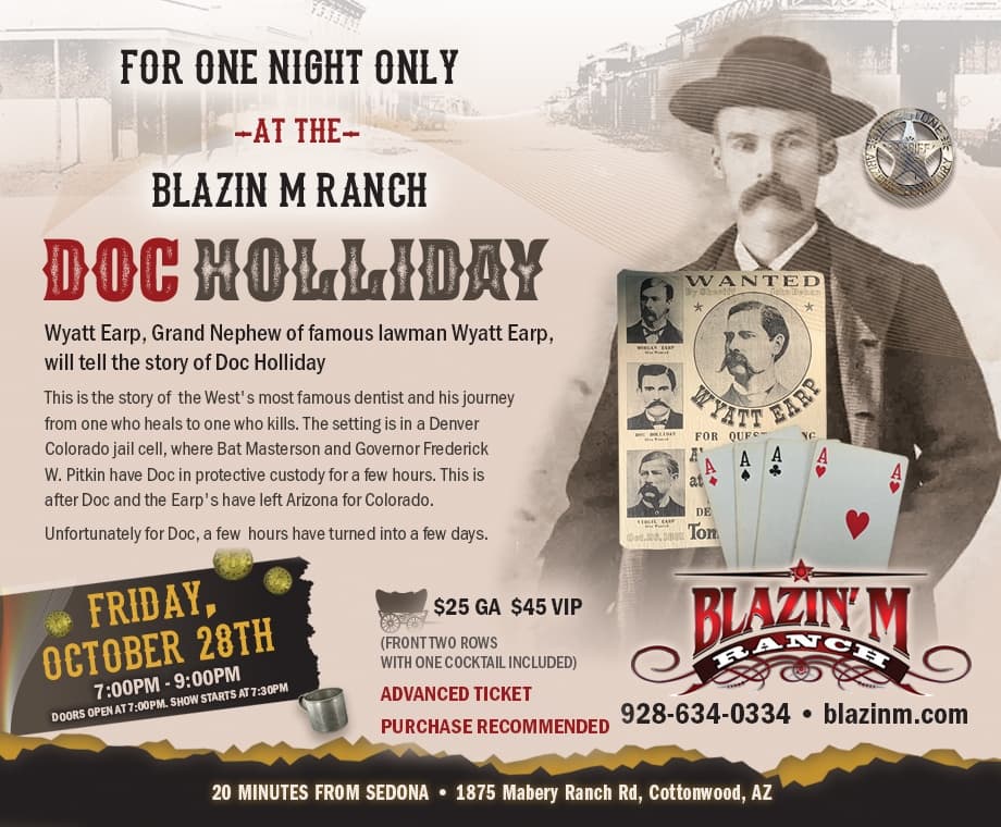 Discover Doc Holliday’s Story in Cottonwood, Arizona