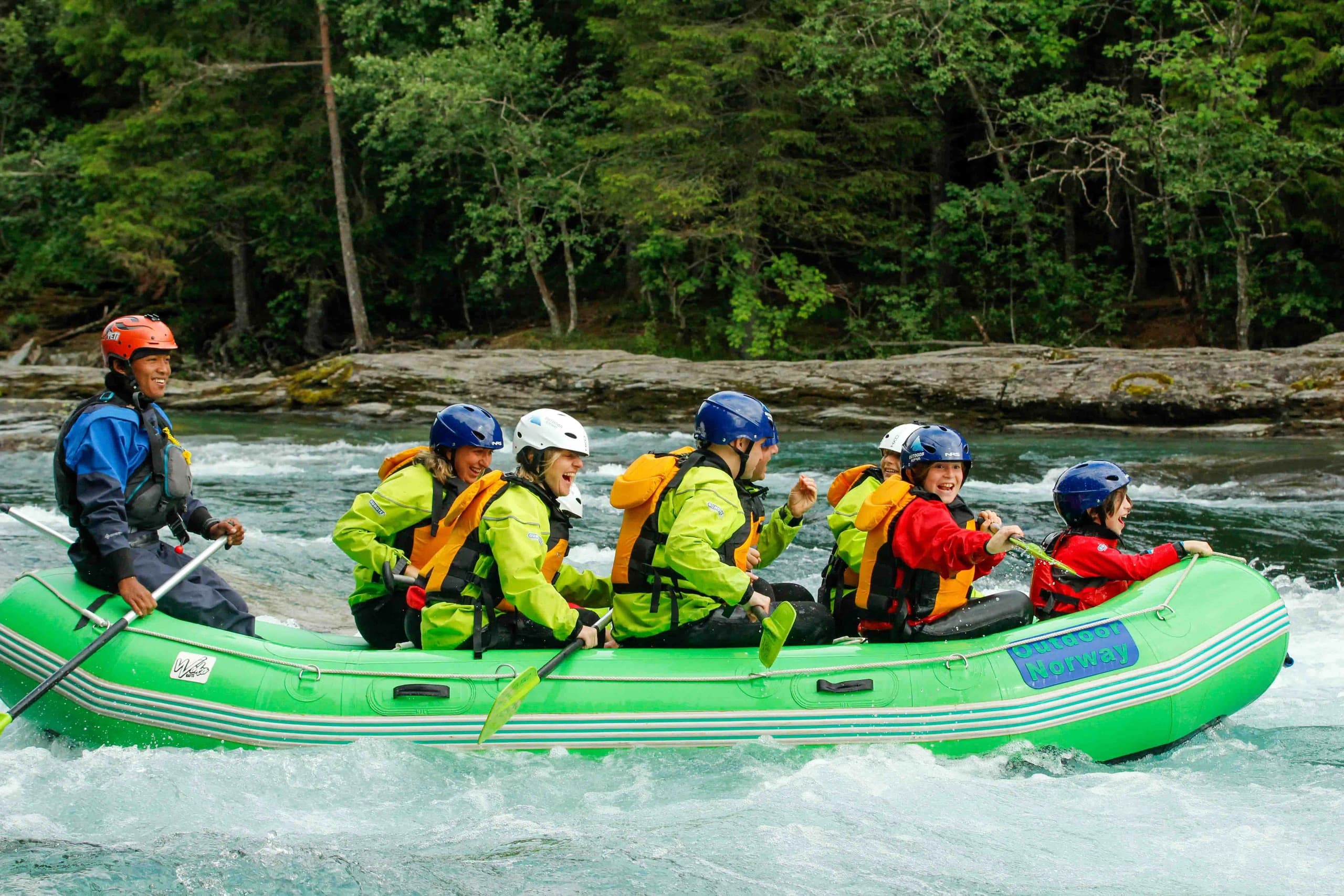 Family Rafting in Voss with Outdoor Norway
