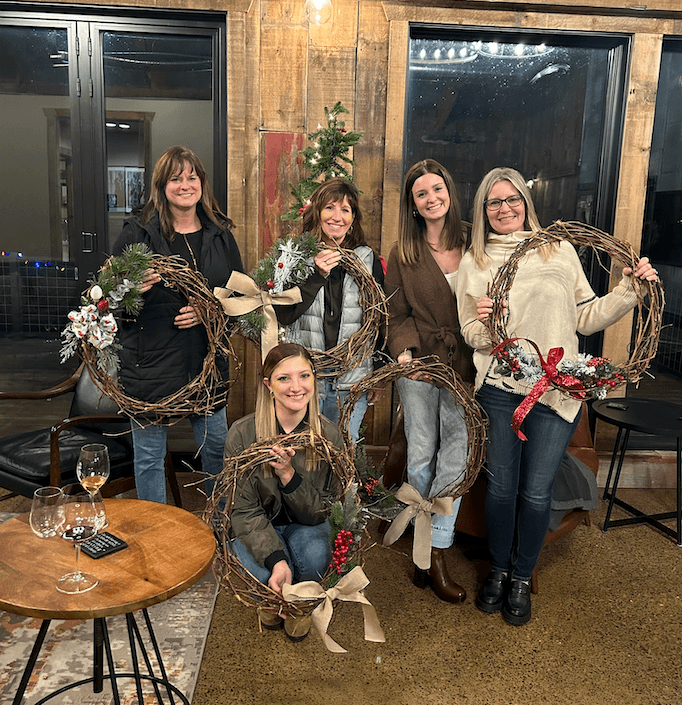 Grape Vine Wreath Making in Grant, Minnesota
