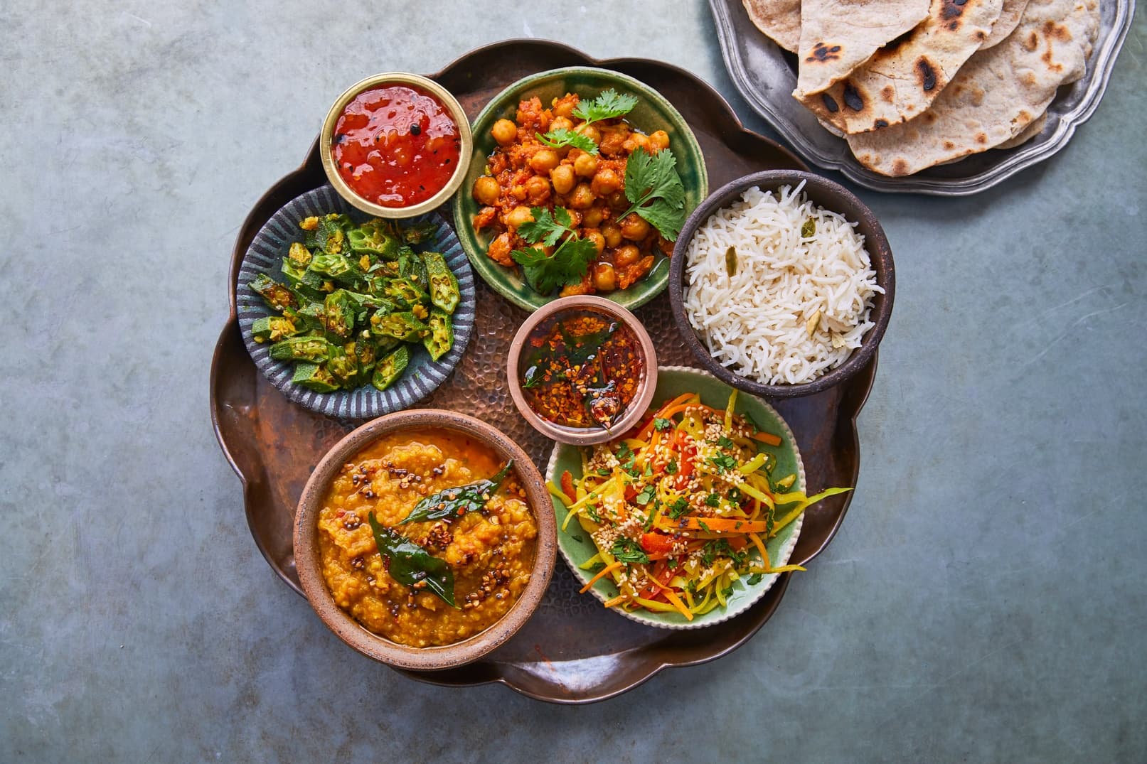 Vegan North Indian Thali with Jamie Oliver Cookery School