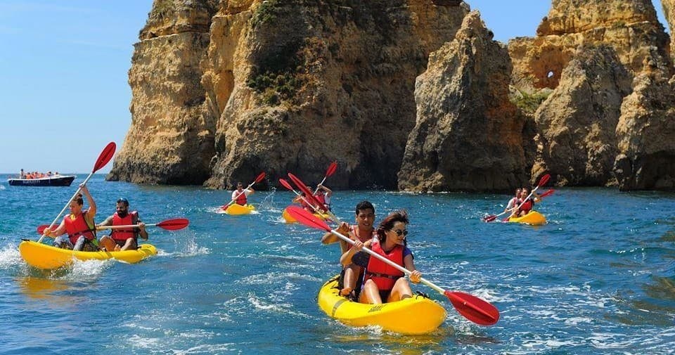 Water Activities Featuring Kayak Explorers in Algarve