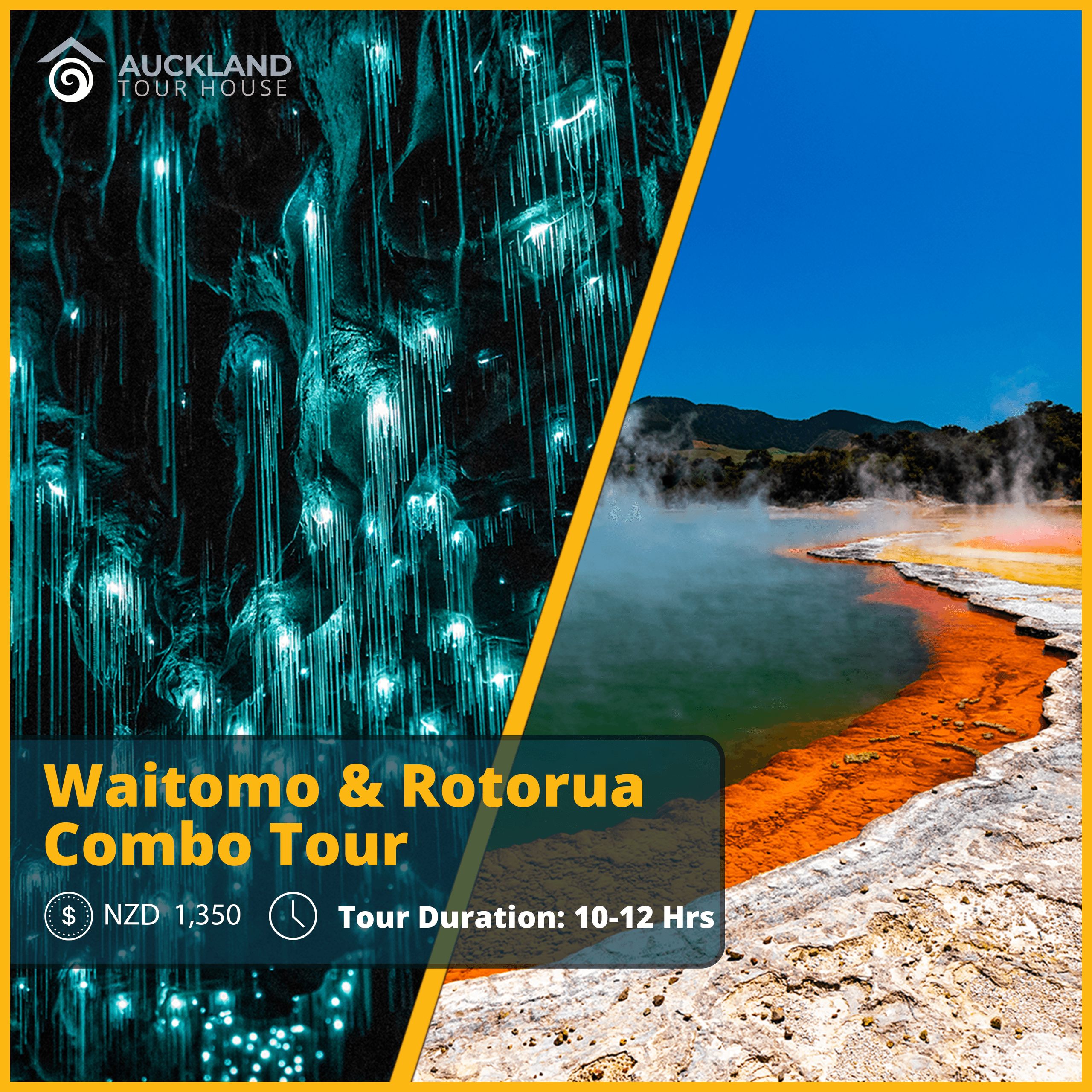 Land Adventures: Private Waitomo & Rotorua from Auckland