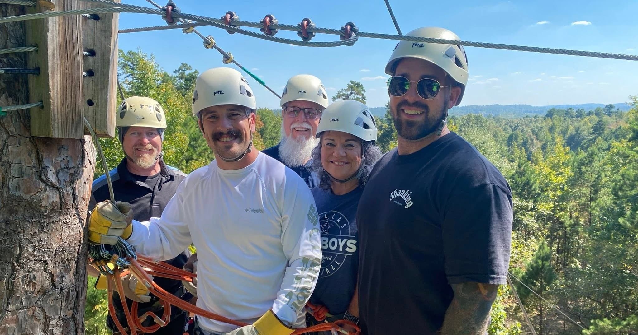 High-Flying Canopy Adventure: 9-Line Zip Tour Near LaRue, Texas