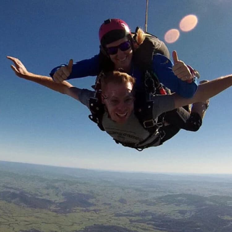 Newcastle 15,000-Foot Skydiving Over Hunter Valley — Tandem Jump