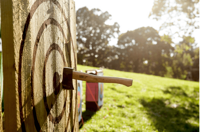 Axe Throwing Adventure at Park Foot