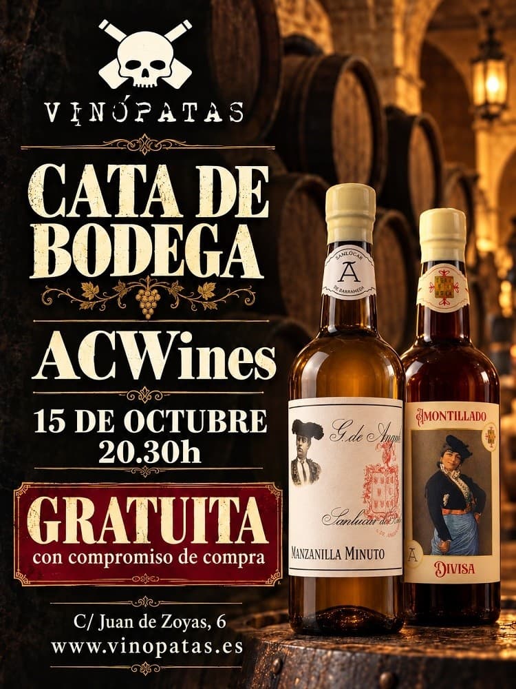 AC Wines at Vinópatas: Manzanilla Tasting in Sevilla's Historic Bodega San Juan