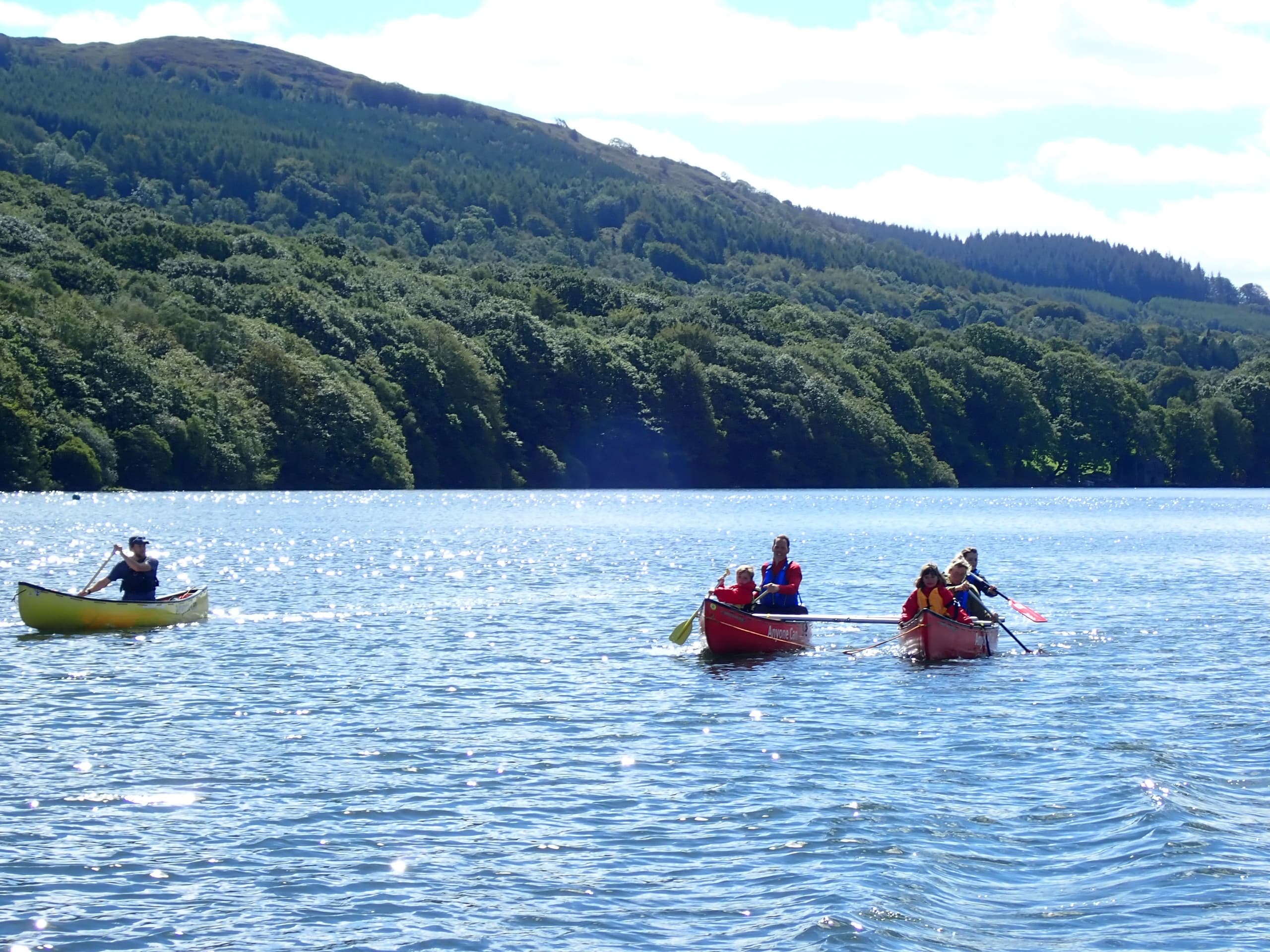 Paddle to Herbert Island: Canoe, Camp-Kettle Cocoa, and Lake Derwentwater Views