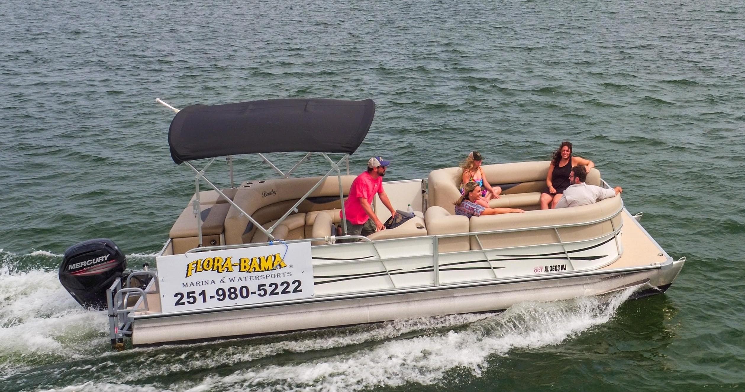 Bentley Pontoon Boat Rental | Boat Tour in Orange Beach | Water Activities, Boat Rental