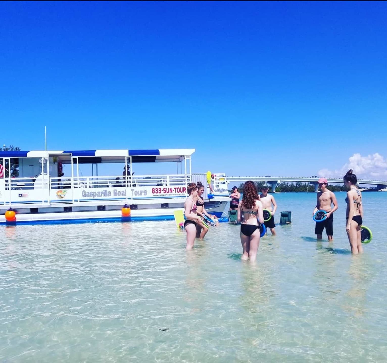 Private Sandbar Cruise with Gasparilla Boat Tours in Englewood
