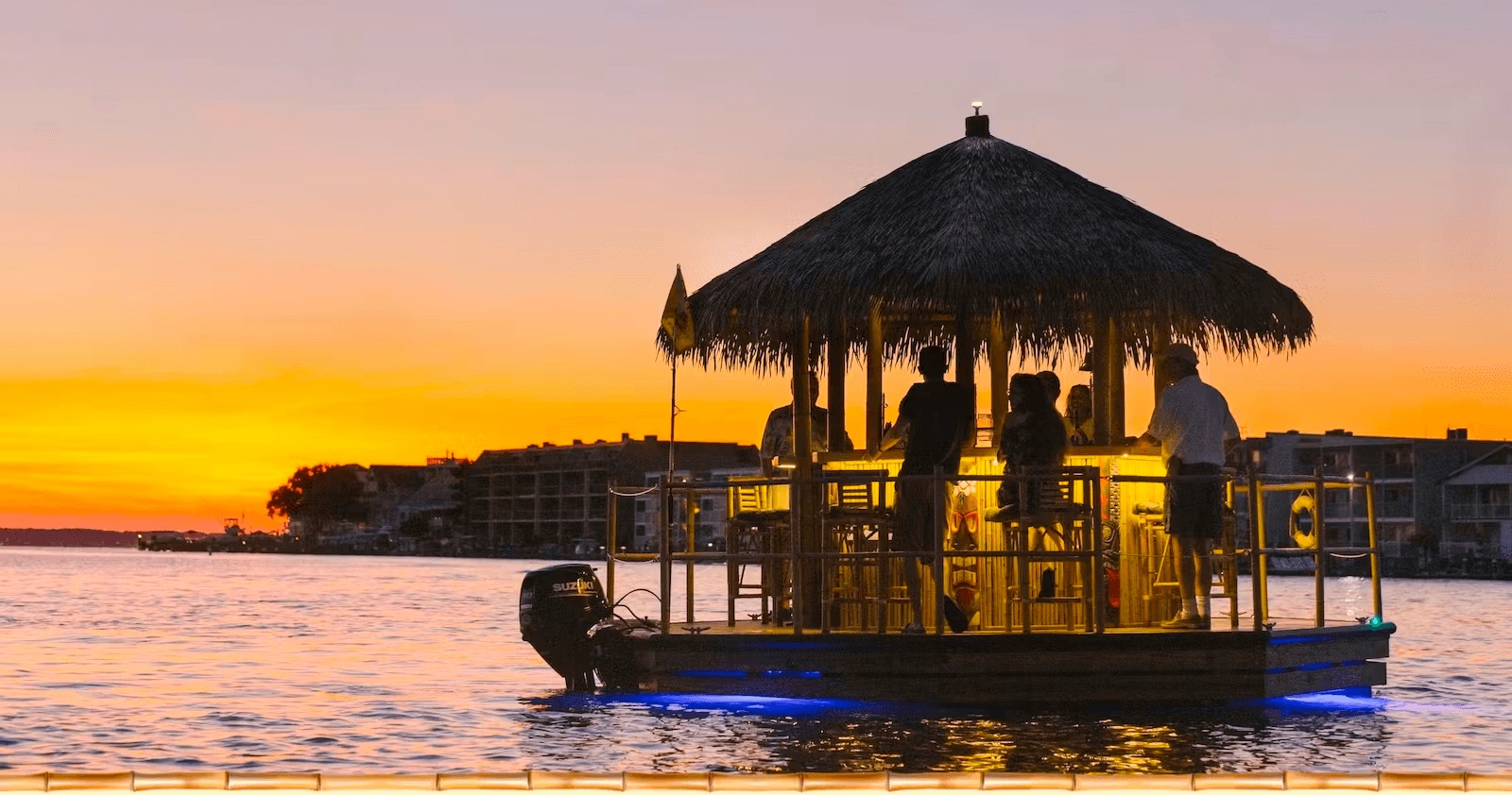 Water Activities & Tiki Sunset Cruise at Colonial Beach