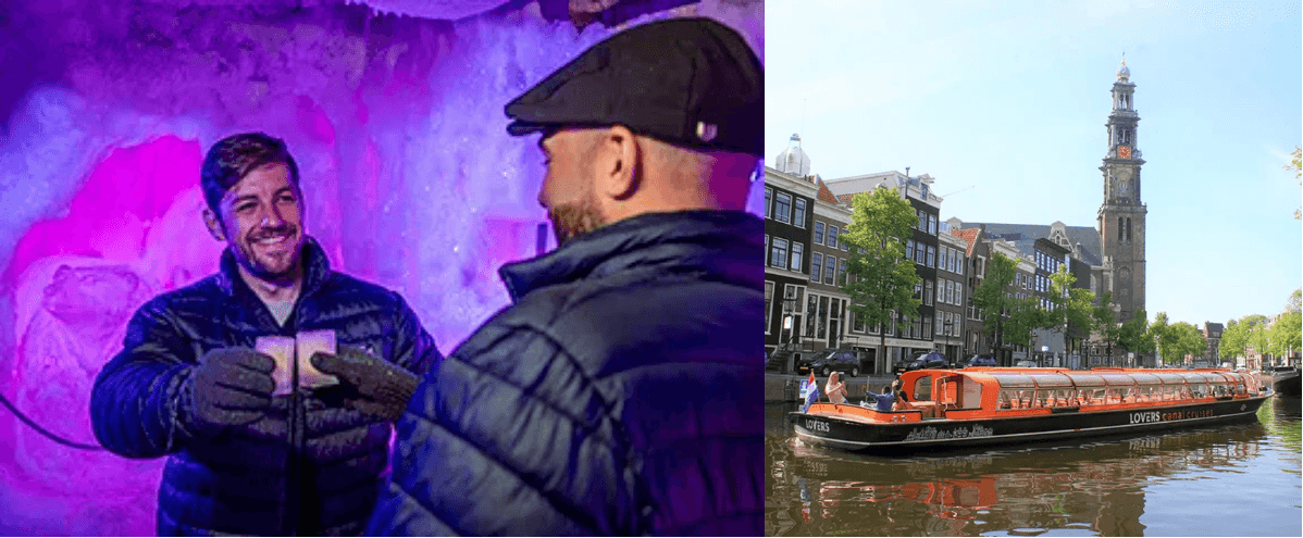 Water Activities & City Adventure with Lovers Canal Cruise in Amsterdam