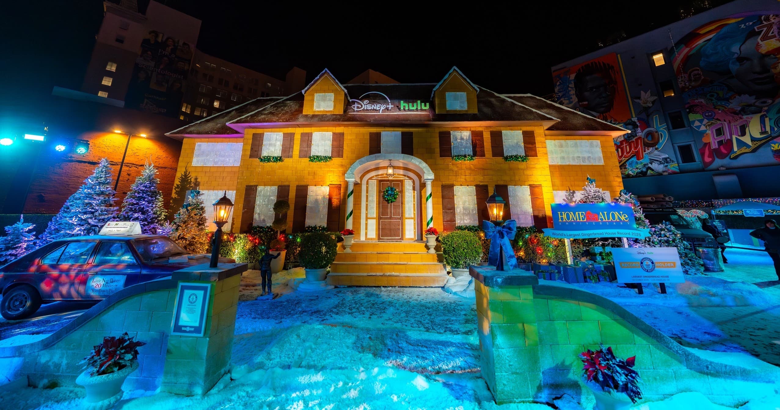 Inside the World’s Largest Gingerbread House: Hollywood’s Home Alone 35 Celebration