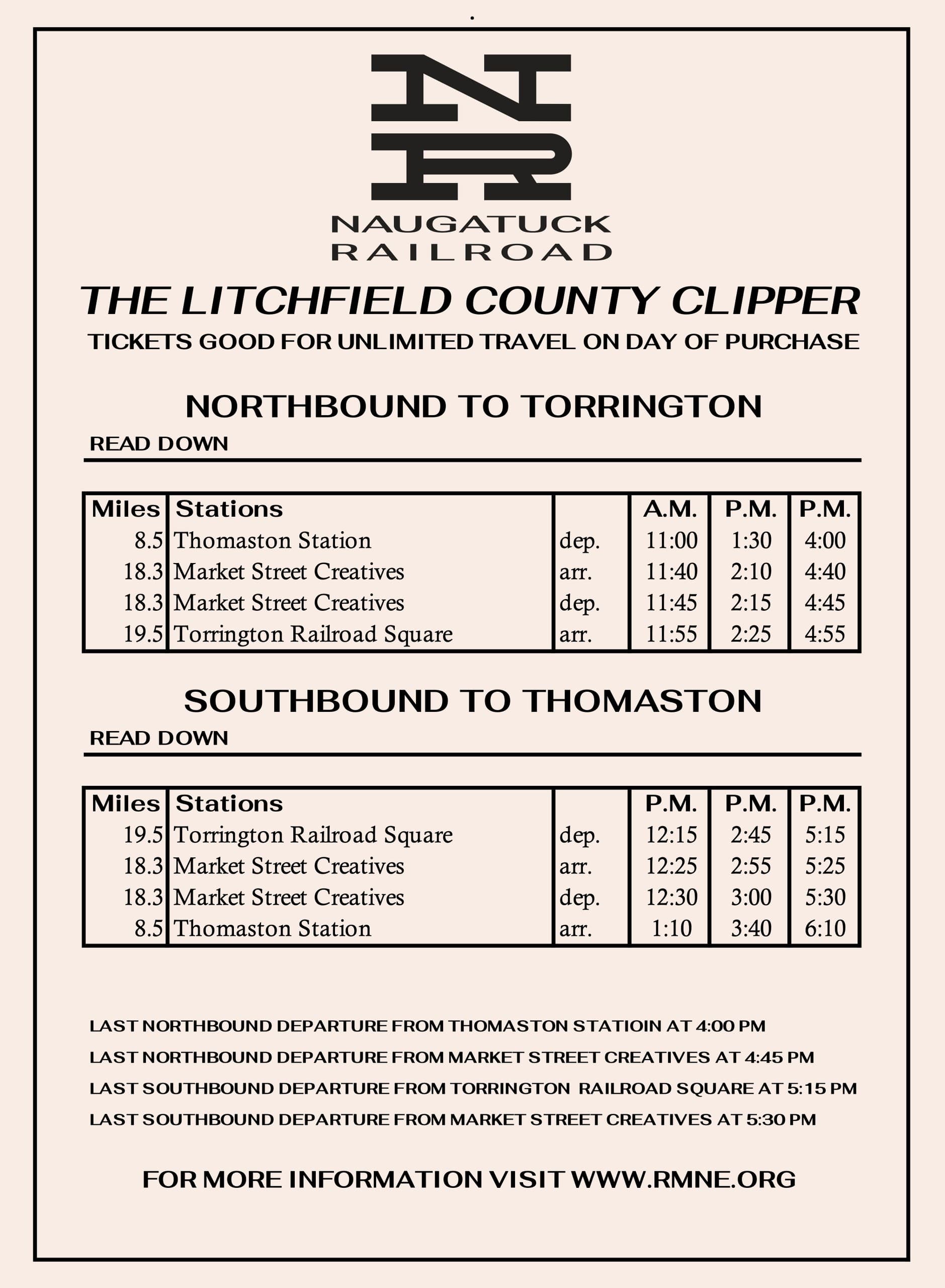 Litchfield County Clipper: Scenic Rail Trips Between Thomaston and Torrington photo 1