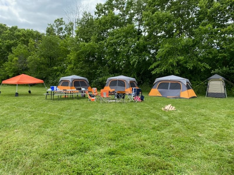 Waterfront Camping at Morgans Canoe & Outdoor Adventures