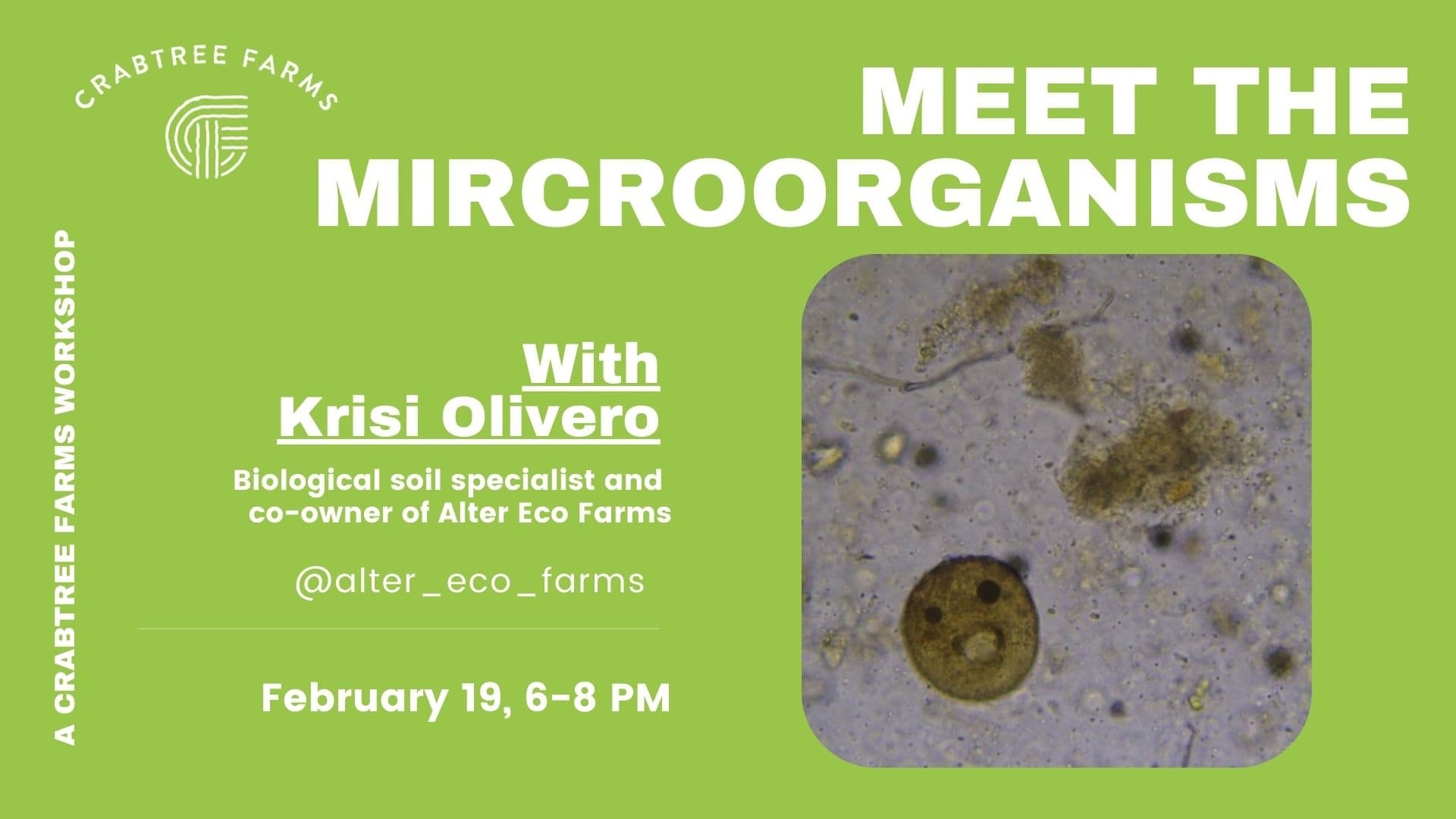 Meet the Microorganisms: Soil Microbe Workshop at Crabtree Farms Chattanooga