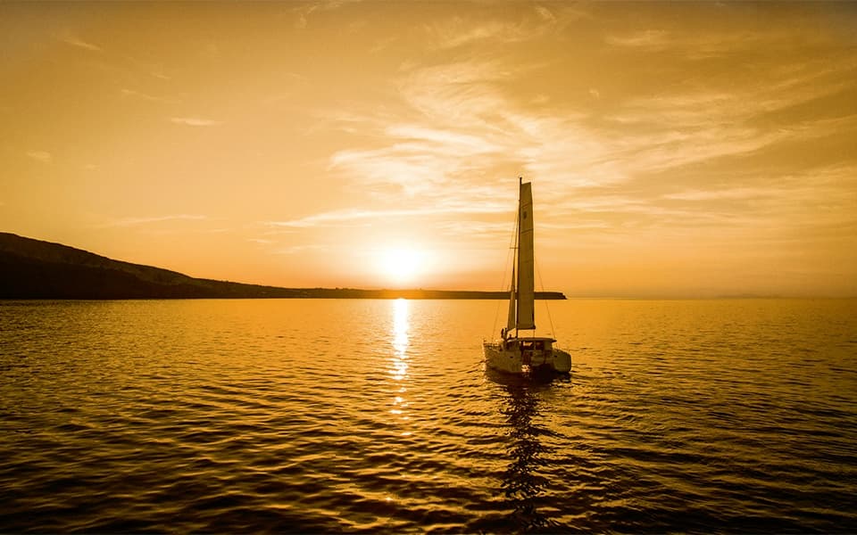 Sunset Semi-Private Cruise with Sirigos Sailing in Santorini