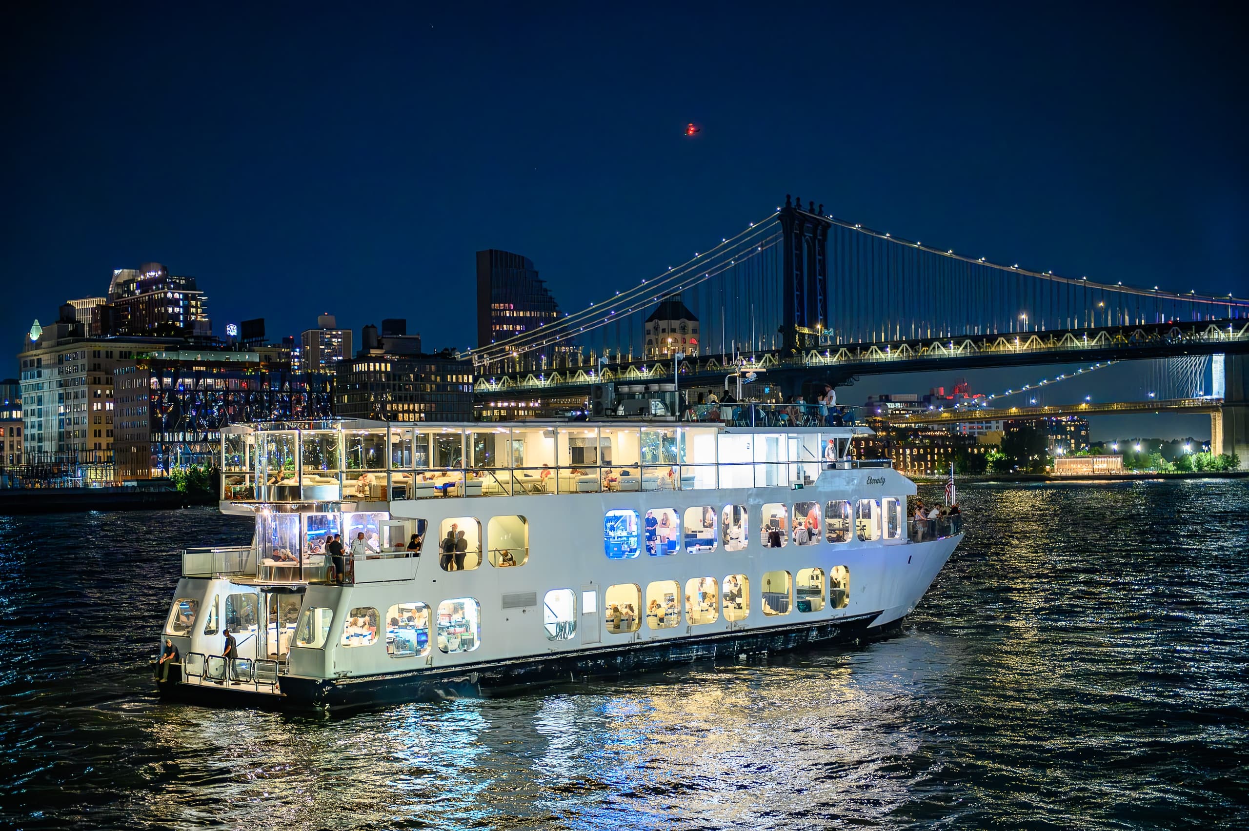 Sunset Dinner Cruise with NYC Water Cruises in New York