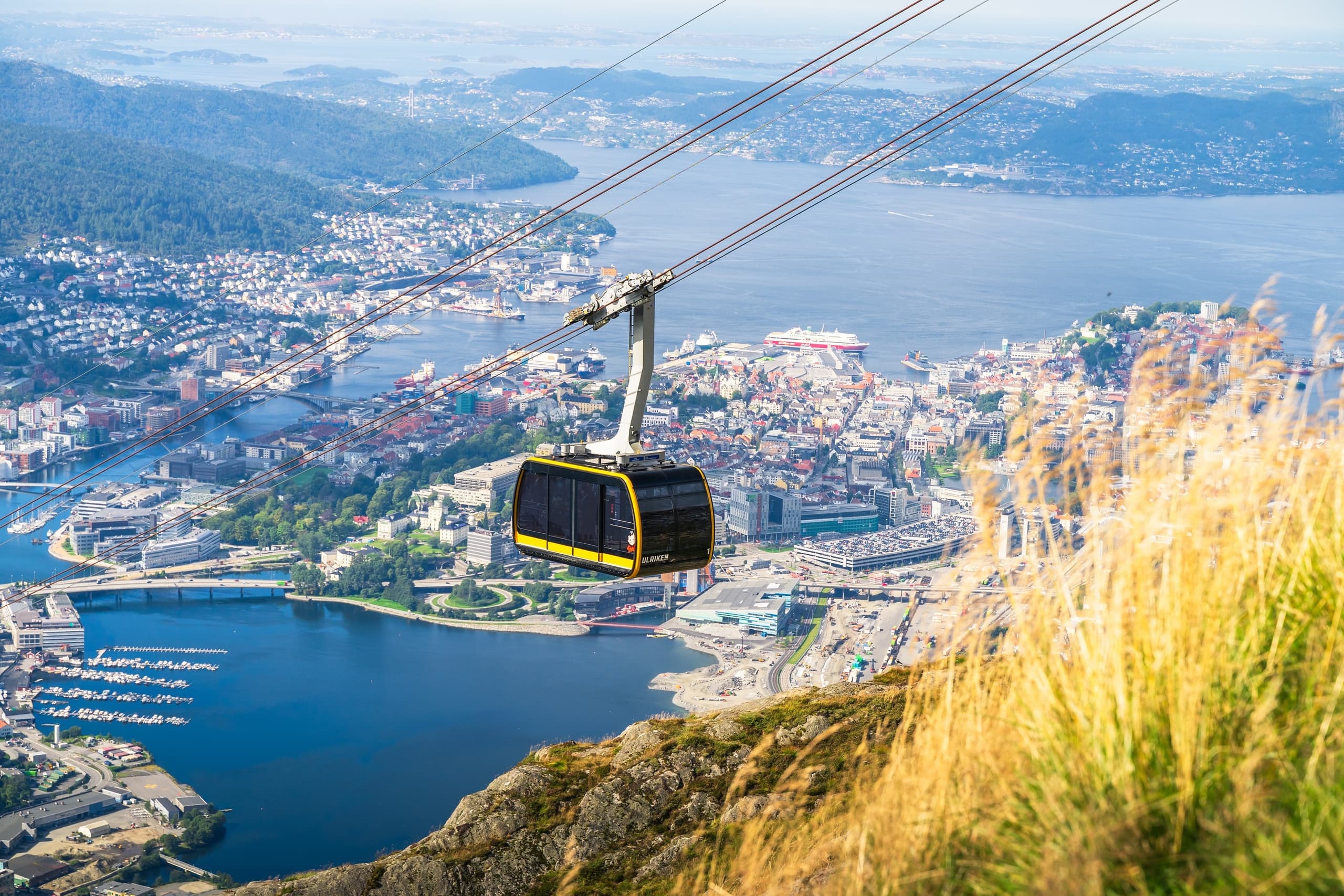 Bergen Panorama by Norway Mountain Guides: Summit Mt. Ulriken