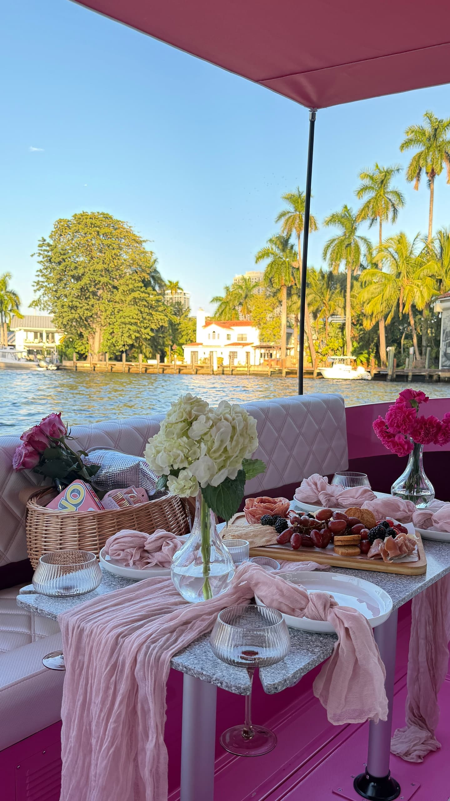 Picnic & Float on Fort Lauderdale’s New River: Electric Boat Picnic Cruises