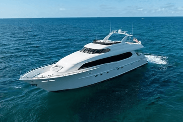 94ft Lazzara: Private Yacht Charter on Biscayne Bay from Bay Harbor Islands