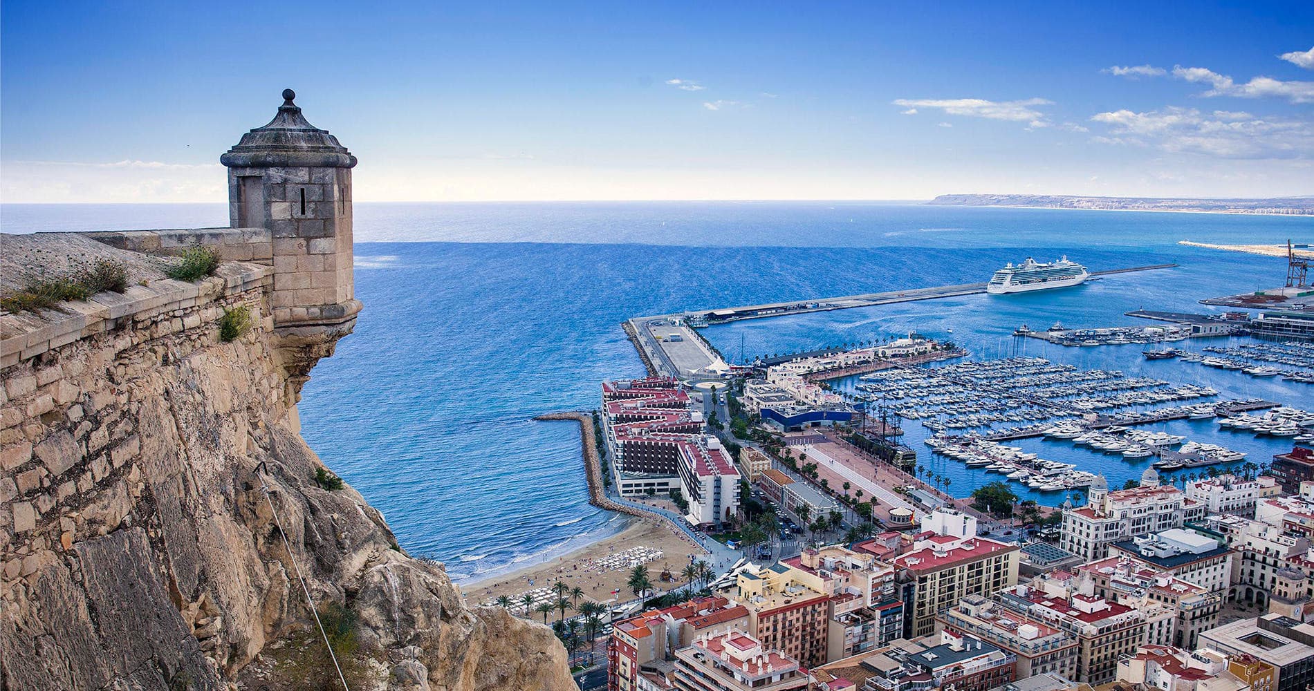 Alicante's Castillo Fortress Tour with Costa Blanca Tour Services