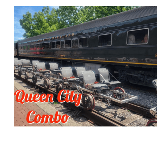 Thrilling Queen City Combo Railbike Ride in Frostburg, MD